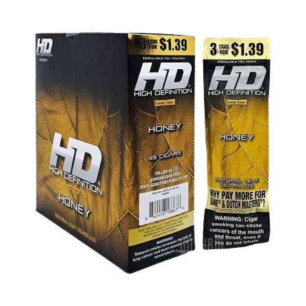 G/T CIG HD HONEY 15/3/$1.39