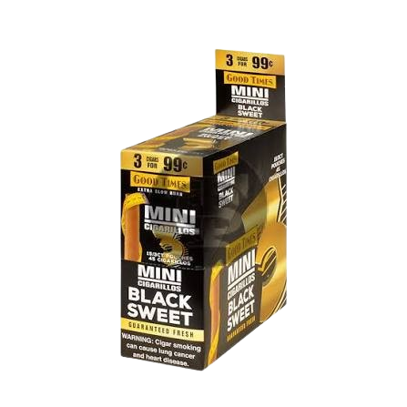 G/T CIG MINI BLK SWEET PCH 15/3/99Â¢