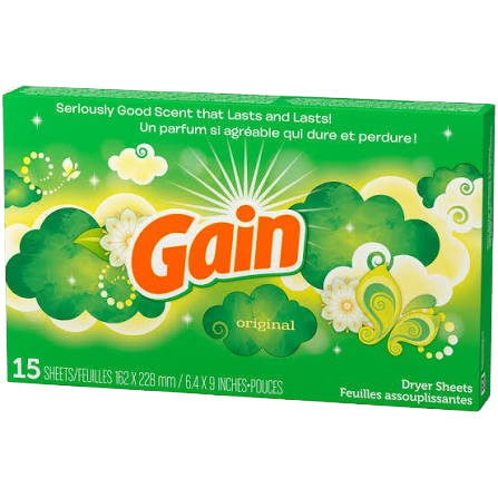 GAIN DRYER SHEETS ORIG 15CT