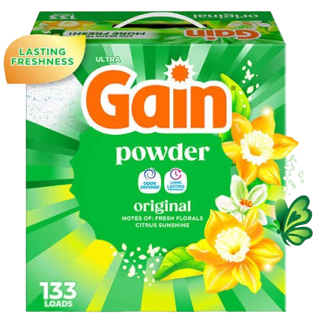 GAIN ORIG GRANULES 6/4.3OZ 122G BOT
