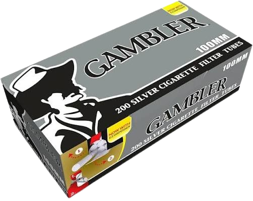 GAMBLER CIG FLT TUBES SLV 5/200 CT