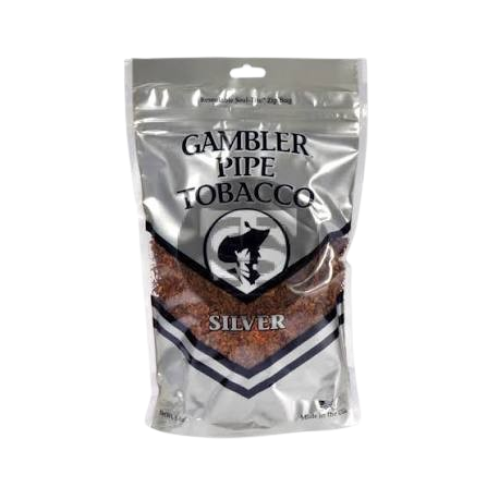 GAMBLER PIPE TOB SILVER 6 0Z BAG