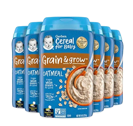 GERBER OATMEAL CEREAL 6/8 OZ