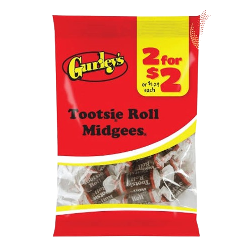 GURLEY'S TOOTSIE ROLLS 2/$2 12CT