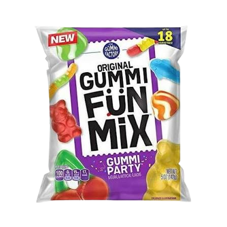 GUMMY FUN MIX 12/5 OZ PEG