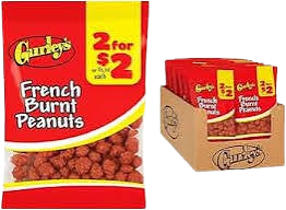 GURLEY'S BURNT PEANUTS 2/$2 12 CT