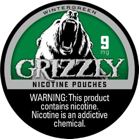 GRIZZLY WNTGREEN 9MG NICTIONE PCH