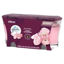 GLADE CANDLE ANGLE WHISPERS 2PK