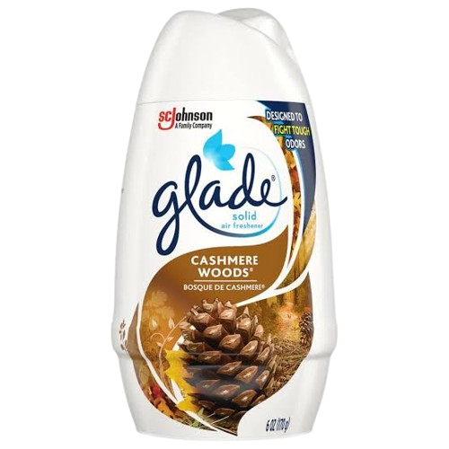 GLADE SOLID CASHMERE WOODS 6 OZ/12C