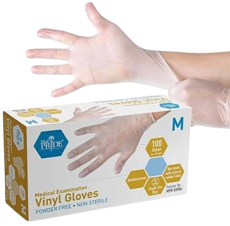 GLOVES VINYL MD MULT PURP 10/100 CT