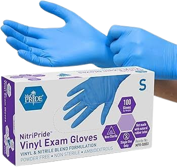 GLOVES-CLR PLAST MED SRVE 100/100CT