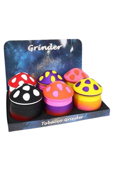 GRINDER MUSHROOM 4PART 6CT