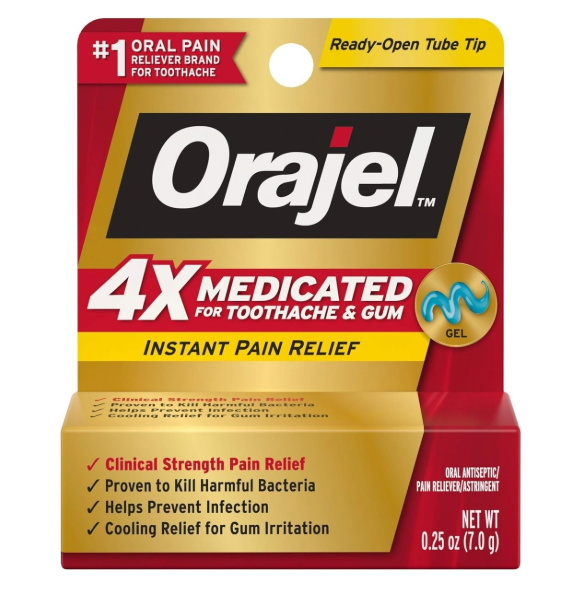 ORAJEL E/S CREAM .25 OZ 4X MEDICATE