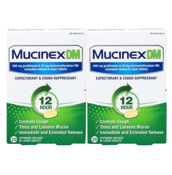 MUCINEX DM 20/20/2PK BOX SELECT
