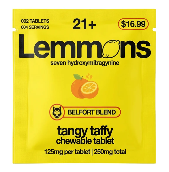KRATOM LEMMONS 15/2CT 16.99  250MG