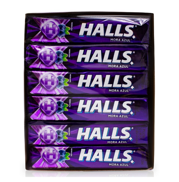 HALLS CGH BLUBERRY (IMP) 20/12CT