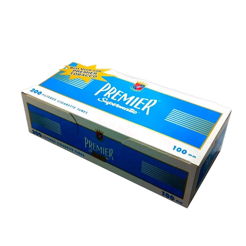 PREMIER TUBES BLUE 100MM 200 CT