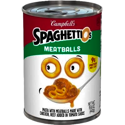 CAMP SPAGHETTI 0'S W/MEATBALS 15 OZ