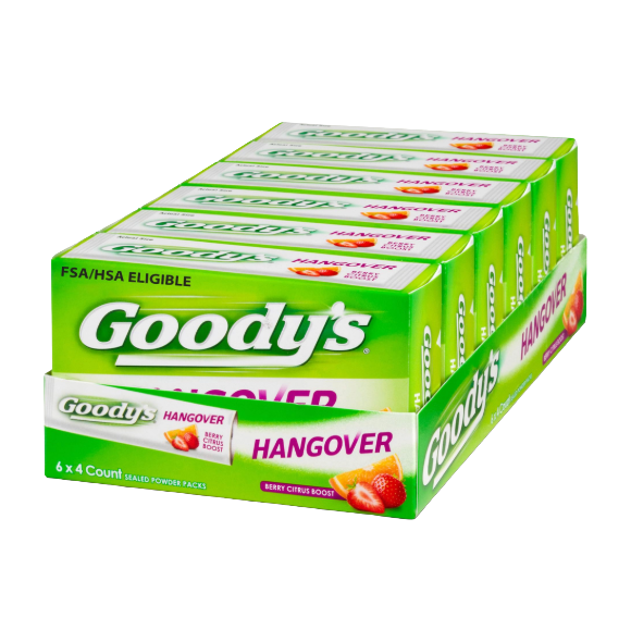 GOODY'S POWDERS HANGOVER 6/6/4-SNGL