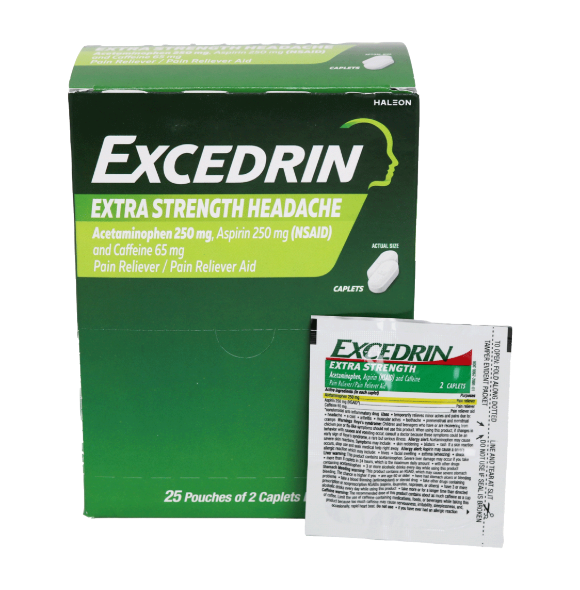 EXCEDRIN EXT STRENGTH 25/2'S SELECT