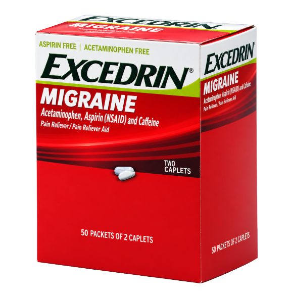 EXCEDRIN MIGRAINE 50/2'S