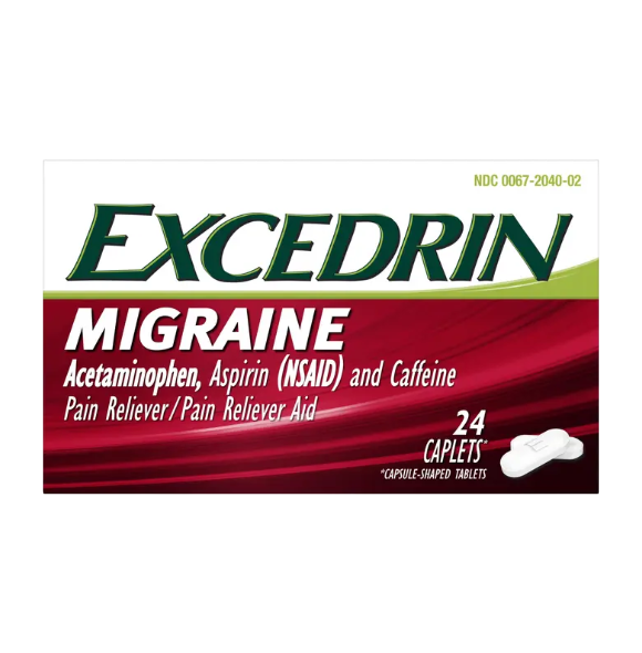 EXCEDRIN MIGRAINE TABLETS 24CT