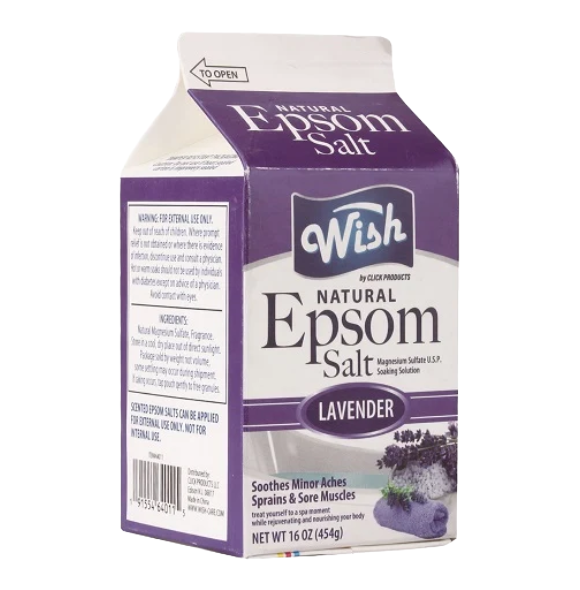 EPSOM SALT 1LB LAVANDER BOX