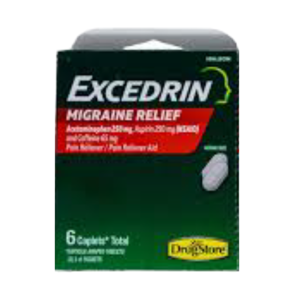 EXCEDRIN  6/2'S