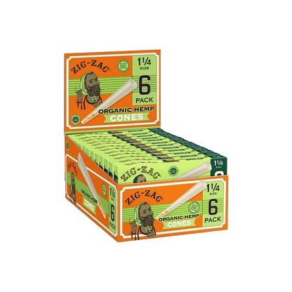 Z/Z HEMP WRAP PAP CONE 1 1/14 6CT