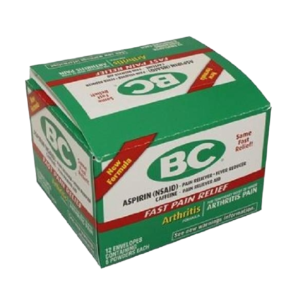 B C ARTHRITIS POWDERS 6'S 12/12CT