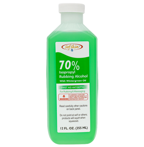 ALCOHOL GREEN 70%-12 OZ UNIVERSAL