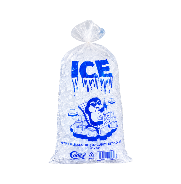 ICE BAG  8 LB  1000 CT