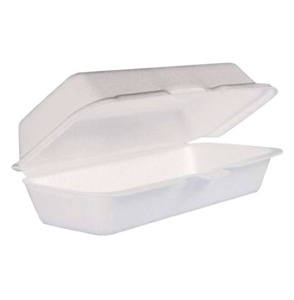 HOT DOG CONT FOAM 125'S-7 X 3 X 2