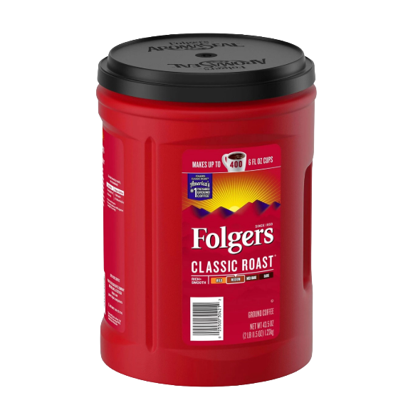 FOLGERS REG WHOLE BEAN 6/44 OZ