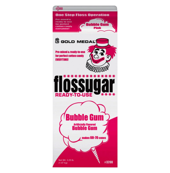 FLS/SGR PINK BUBBLE GUM #3208 3.25L